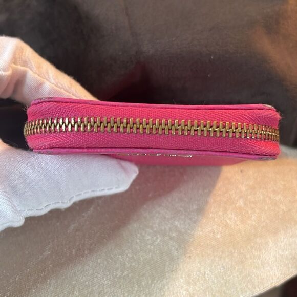 Furla Pink zip around coin pouch purse Wallet - Picture 2 of 10